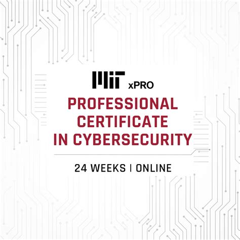 Online Cybersecurity Certification Course Mit Xpro