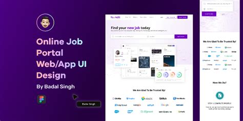 Online Job Portal Web App Ui Design Figma