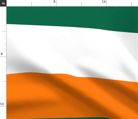 Orange White And Green Flag