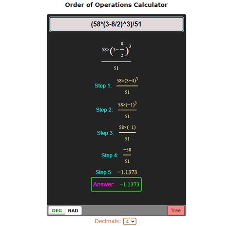 Calculator Order of Operations Guide