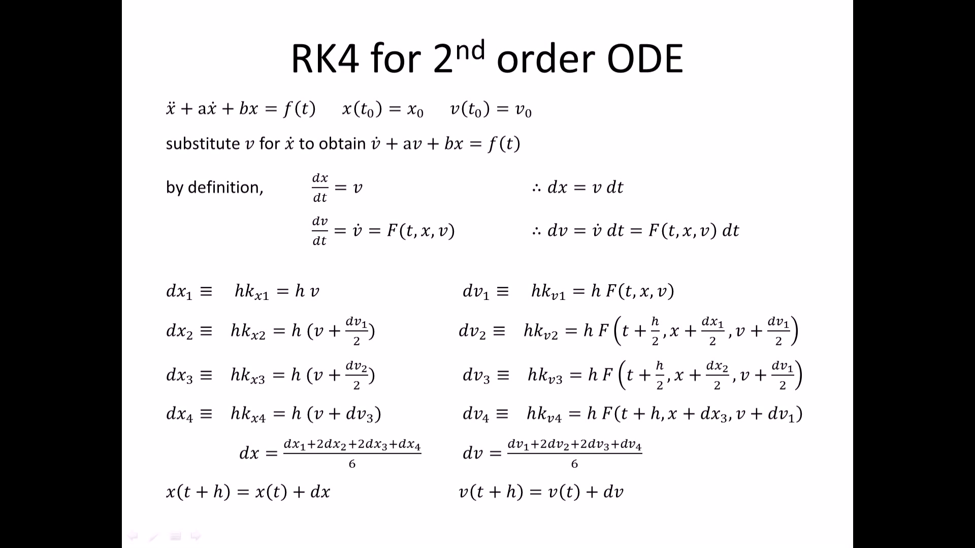 Ordinary Differential Equations Solve Fourth Order Ode Using Fourth