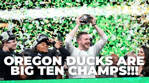 Oregon Penn State Score Highlights Ducks Win Big Ten Championship