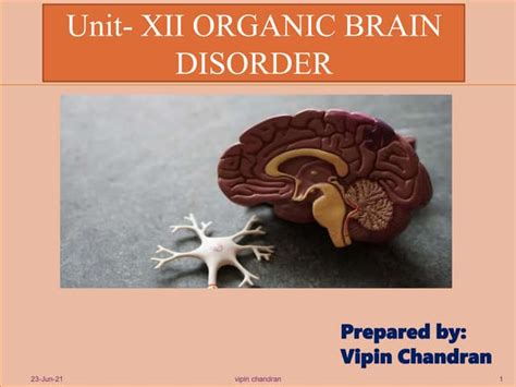 Organic Brain Syndrome Pptx