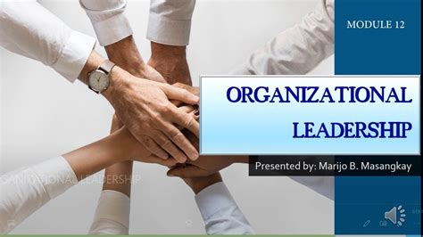 Organizational Leadership Reginald S Hawkins