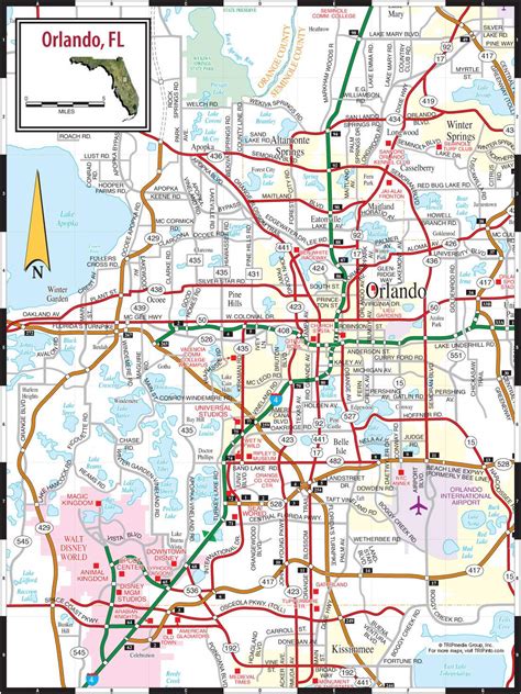 Orlando Location On Map