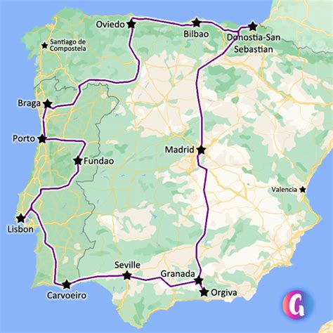 Our Epic Spain And Portugal Road Trip Route Itinerary