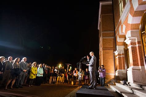 Oxford Lights The Way For President Sterk S Inauguration