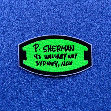 P Sherman 42 Wallaby Way Sydney Embroidered Iron On Patch Etsy