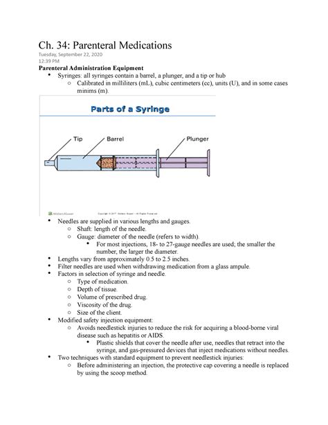Parenteral Medications Basicmedical Key