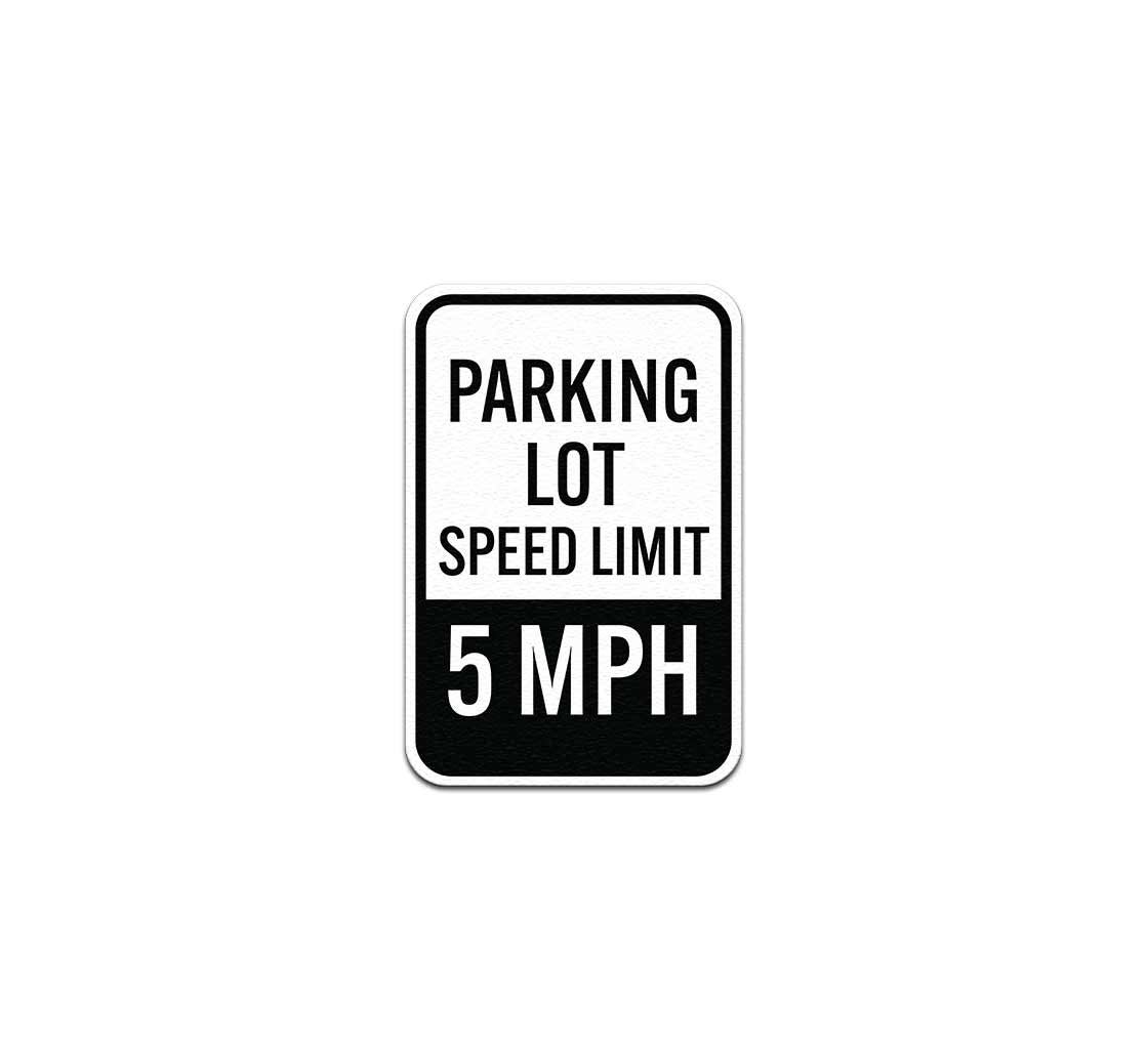 Parking Lot Speed Limit Signs 5 Mph Signs Seton