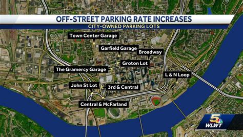 Parking Rates Are Increasing At Cincinnati Owned Lots See Which Lots