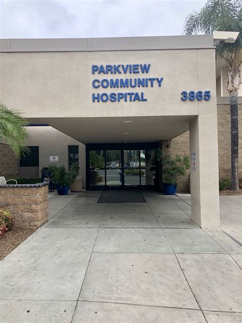 Parkview Community Hospital Medical Center 3865 Jackson St Riverside