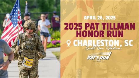 Pat Tillman Honor Run Returns To Charleston The 20Th Annual Pat