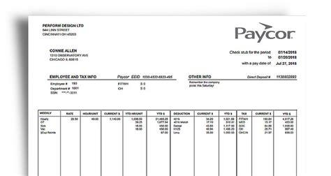 Pay Stub Example See What S Included Paycor