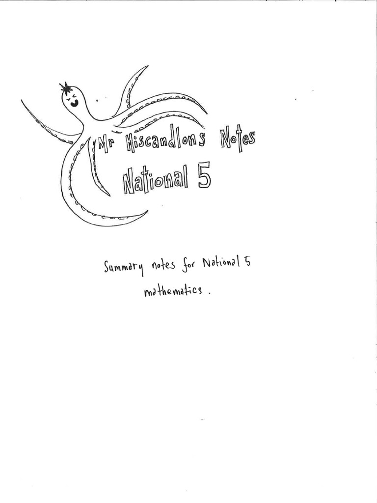 Pdf Scholar Study Guide National 5 Mathematics Course Topic 1