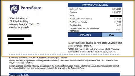 5 Penn State Bursar Tips