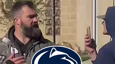 Penn State Police Investigating Jason Kelce Phone Smashing Incident