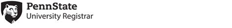 Penn State Registrar Office Guide