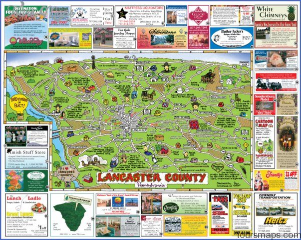 Pennsylvania Map Tourist Attractions Pennsylvania Map Tourist