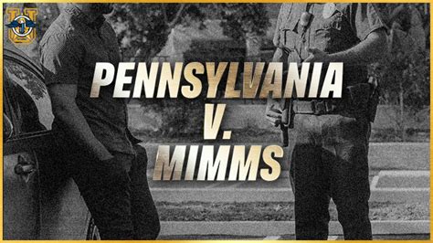 Pennsylvania v Mimms Police Stop Case