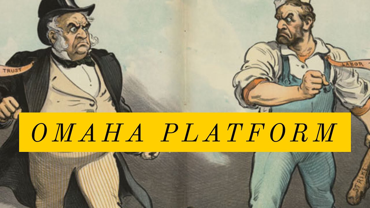 People S Party Populist Platform Omaha Platform Biology