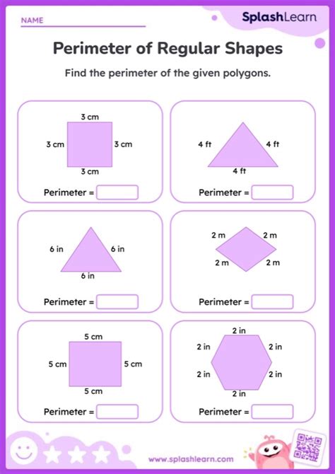 Perimeter Worksheets Free Printable Splashlearn