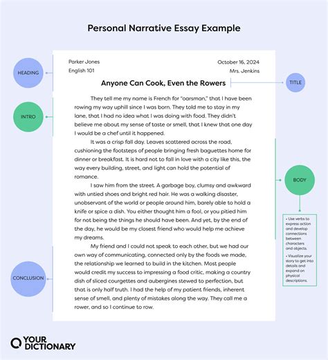 5 Personal Narrative Examples