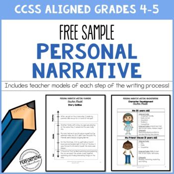 Personal Narrative Samples Grade 5 Free Personal Narrative Examples