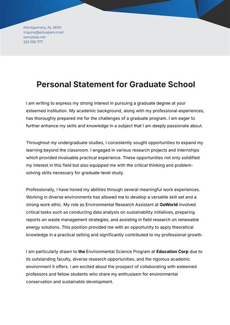 Personal Statement 100 Examples Format How To Write P Vrogue Co