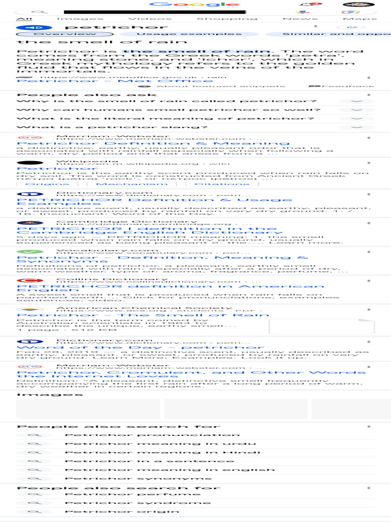 Petrichor Meaning The Scent Of The Land After It Rains