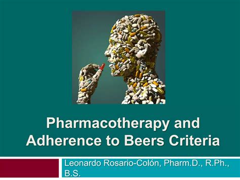 Pharmacotherapy And Adherence To Beers Criteria Providers