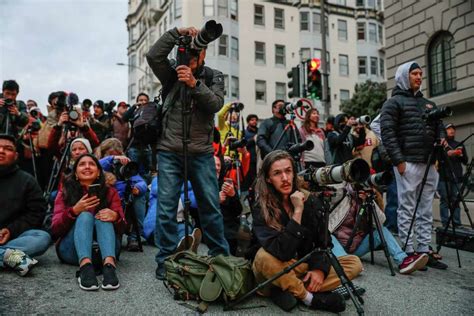 Photographers Flock To S F Street For Weekend Of Epic Sunrises