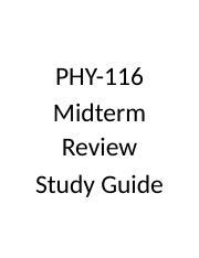 Phy 116 Chapter 2