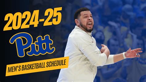 Pitt Basketball Schedule