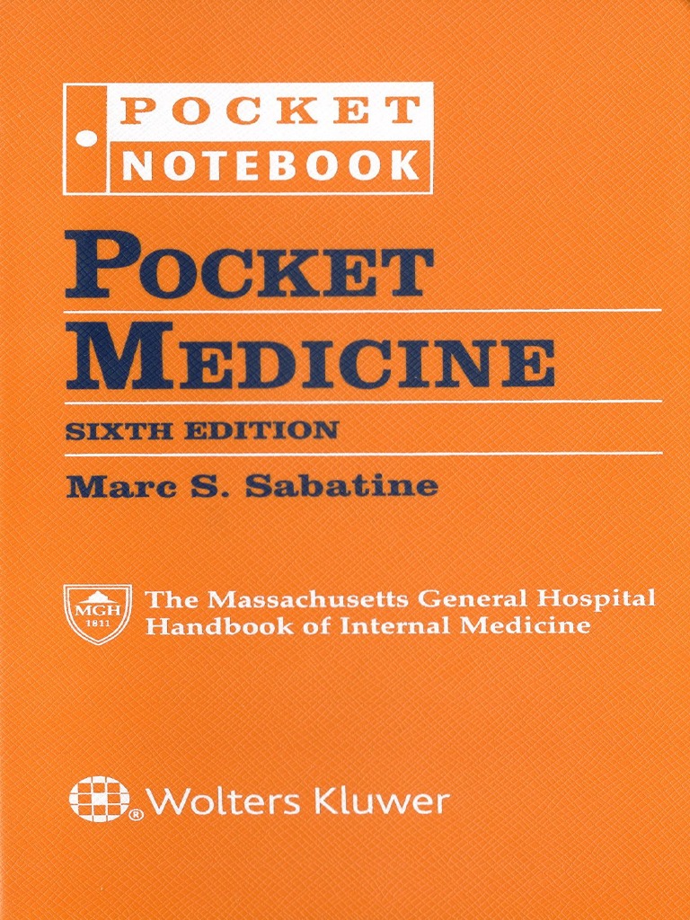 Pocket Medicine The Massachusetts General Hospital Handbook Of