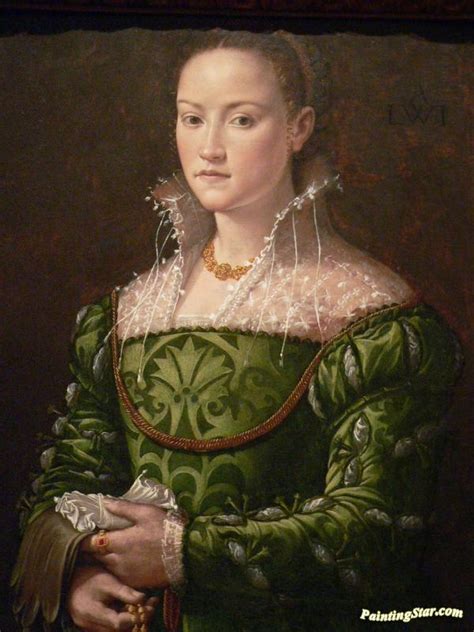 Portrait Of A Lady In A Green Dress Artwork By Bartolomeo Veneto Oil