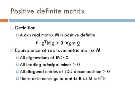 Positive Definiteness of Matrix Explained