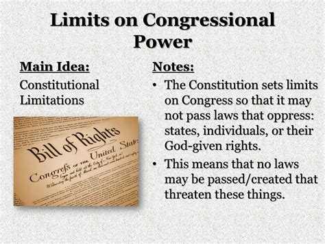 Powers And Limits Of Legislative Branches Ppt Download
