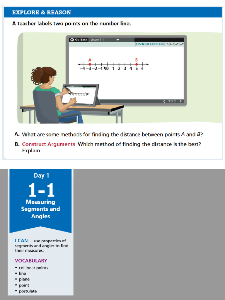 Ppt 1 3 1 4 Postulates And Measuring Segments And Angles Powerpoint