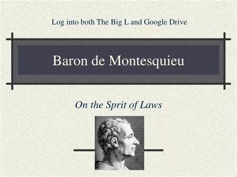 Ppt Baron Montesquieu Powerpoint Presentation Free Download Id 2067576