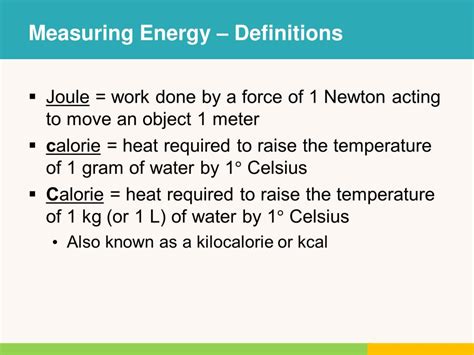 Ppt Defining And Measuring Energy Powerpoint Presentation Free