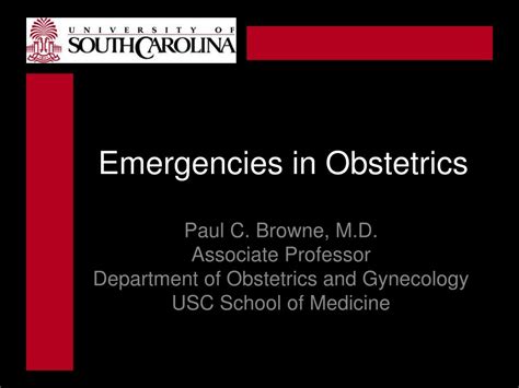 Ppt Emergencies In Obstetrics Powerpoint Presentation Free Download