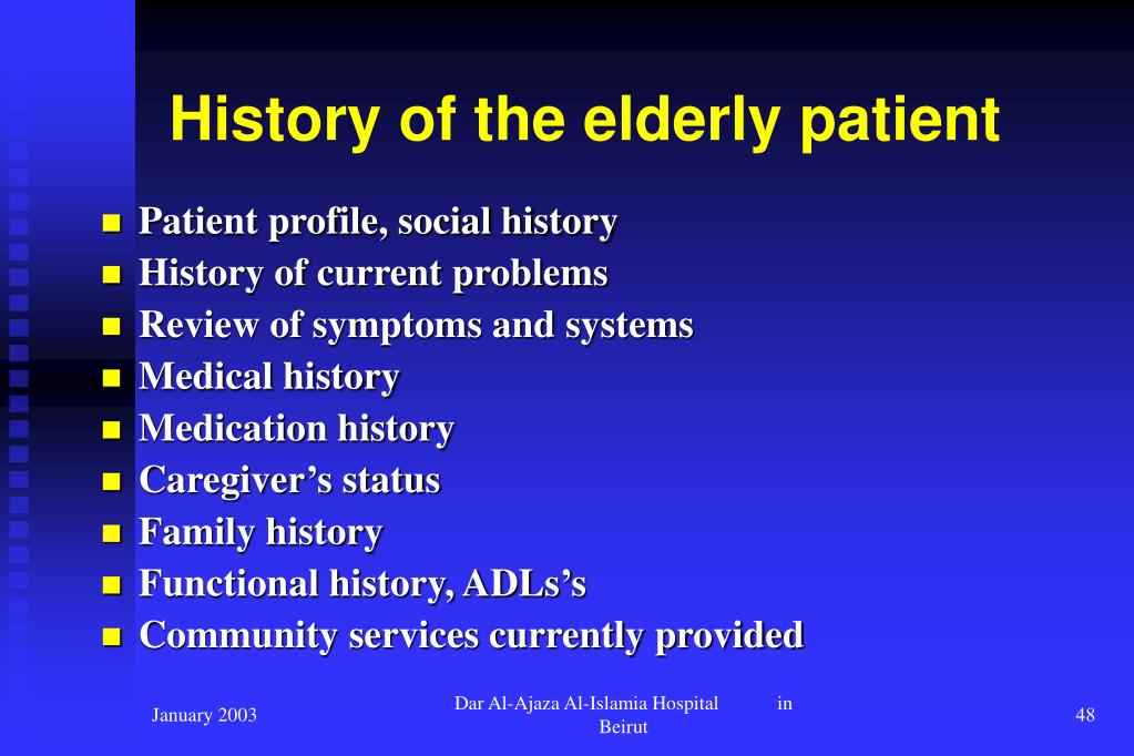 Ppt Geriatric Assessment Powerpoint Presentation Free Download Id