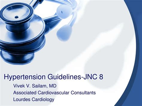 Ppt Hypertension Guidelines Jnc 8 Powerpoint Presentation Free