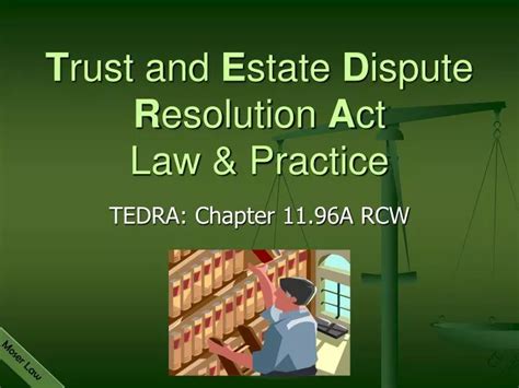 Ppt T Rust And E State D Ispute R Esolution A Ct Law Practice