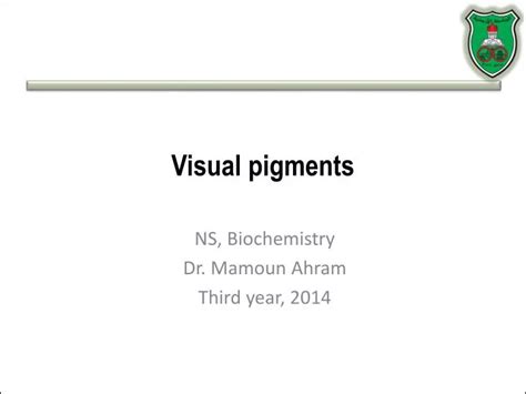 Ppt Visual Pigments Powerpoint Presentation Free Download Id 4613218