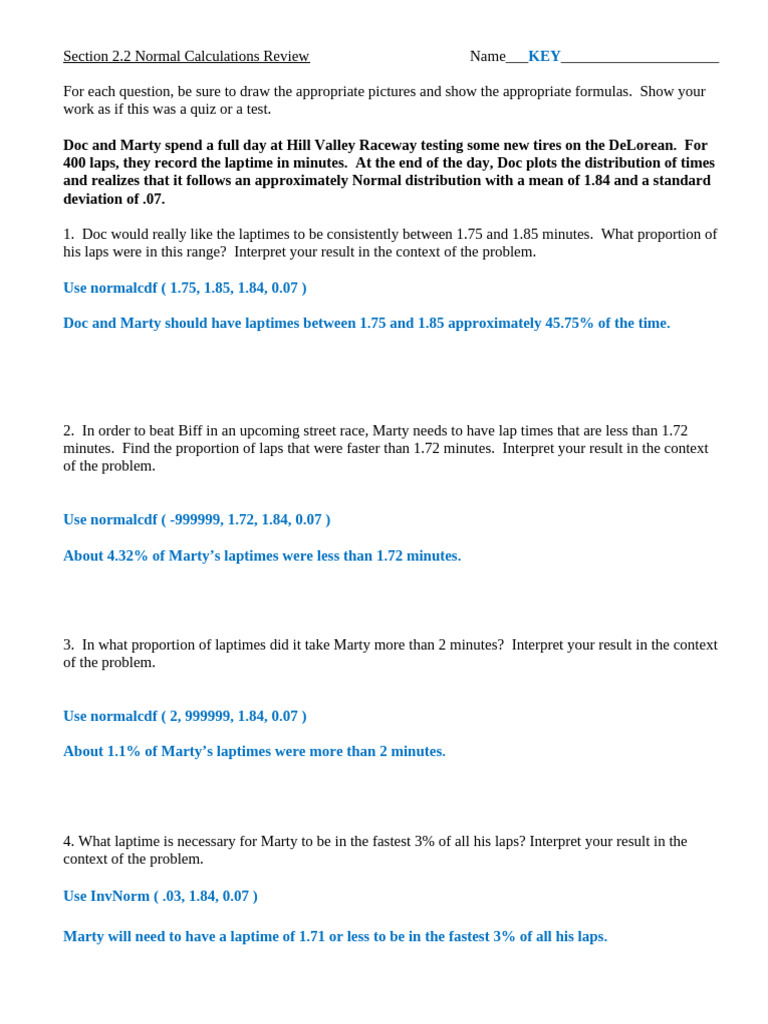 Practical Calculations Veterian Key