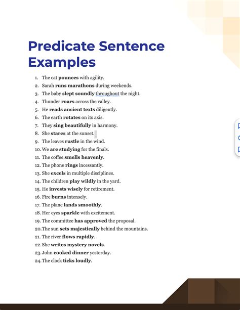 Predicate Sentence 99 Examples Pdf Tips