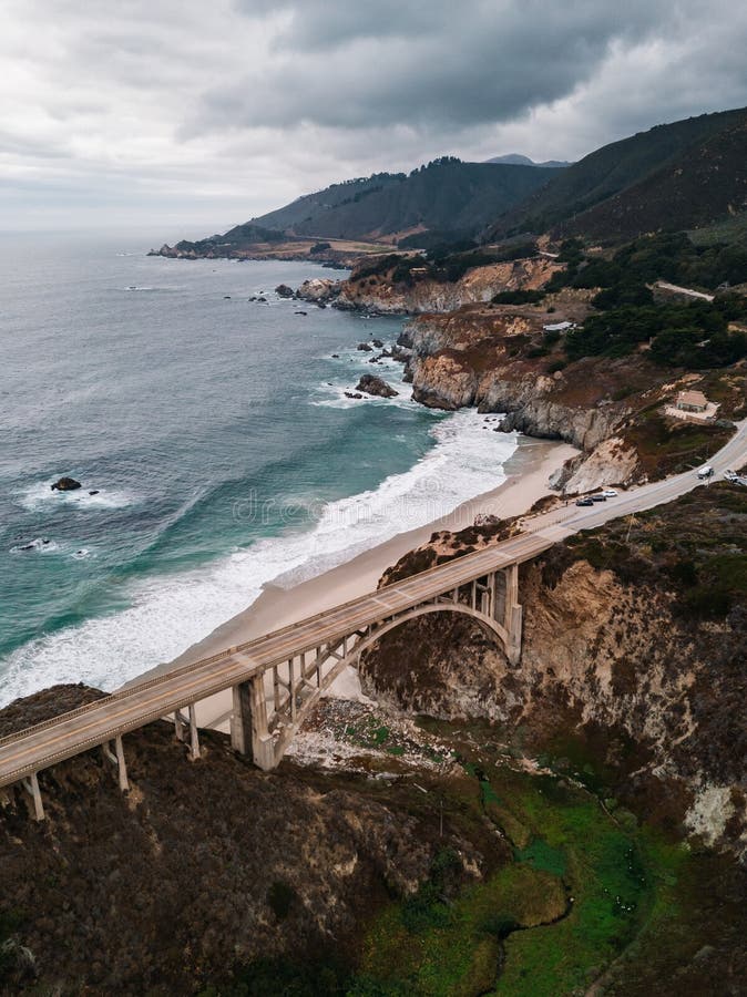 Premium Photo Scenic View Of The Bixby Creek Bridge On The Big Sur