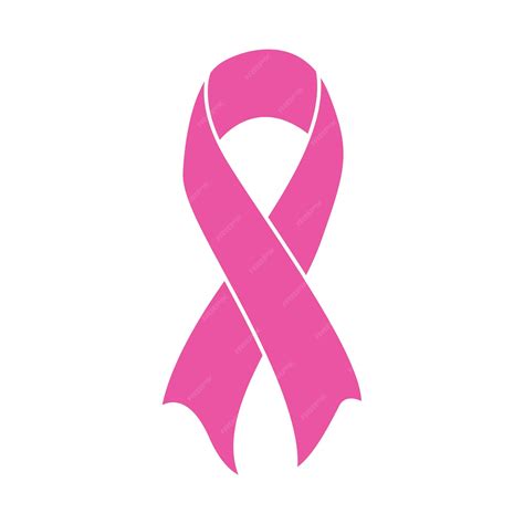 Premium Vector Pink Ribbon Breast Cancer Awareness Grunge Style